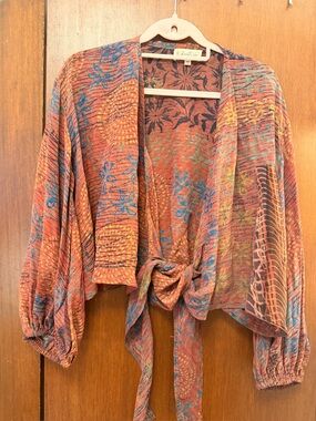 Kantha Bae Opal shrug NWOT